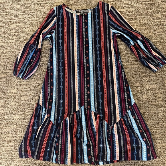 Multi-Colored L/S Dress - Picture 1 of 10